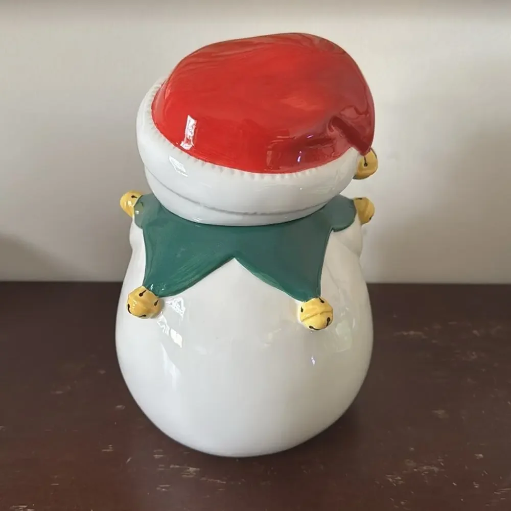 Hallmark | Snowman Cookie Jar- 2 Piece Set NWOT